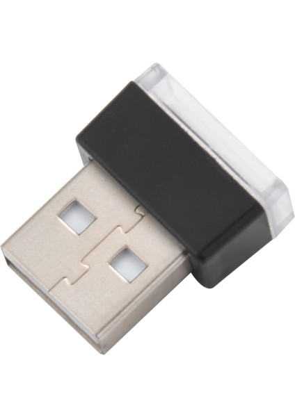 USB LED Araç Işığı Araç Içi USB Atmosfer Işığı Fişi Buz Mavisi (Yurt Dışından)