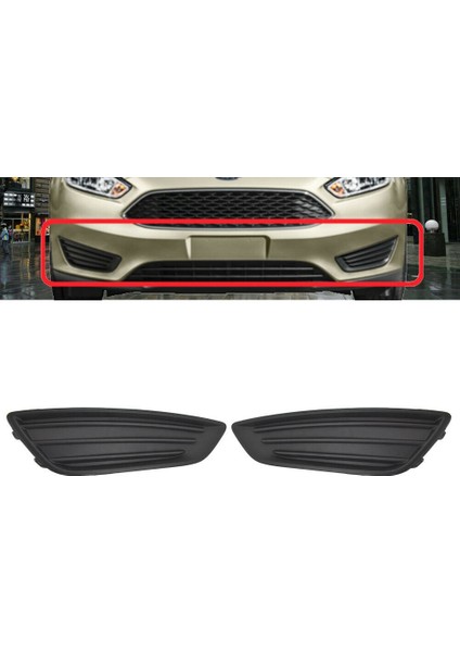 Çift Sis Farı Lambası Ford Focus 2015 2016 2017 Için Sol ve Sağ Kapakları (Yurt Dışından)