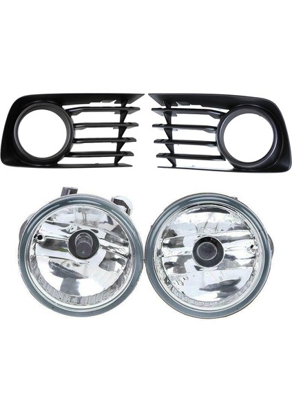 Toyota Prius 2004-2009 Için Çift Ön Tampon Sis Far Lambaları + Kapakları (Yurt Dışından)