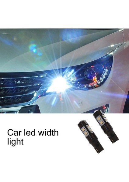 Adet T10 LED Ampuller Canbus Sis Lambası 10W 10SMD 921 912 6000K Araba (Yurt Dışından) fiyatları