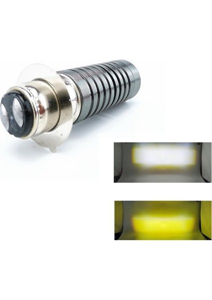 Motosiklet Far Entegre Ampul Uzak ve Yakın Kirişler Beyaz Işık (Yurt Dışından) fiyatları