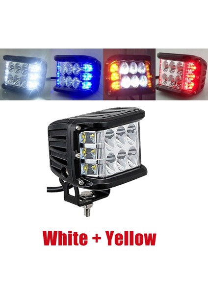 Üçlü Yan Işıklı Çalışma Işığı Kubbe Işık Strobe LED Oto Malzemeleri E (Yurt Dışından)