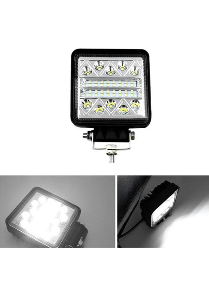 2 Adet 4 Inç 102 W LED Çalışma Işığı Çubuğu Jeep Traktör Sis Lambası Yuvarlak (Yurt Dışından)