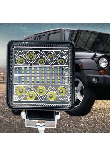2 Adet 4 Inç 102 W LED Çalışma Işığı Çubuğu Jeep Traktör Sis Lambası Yuvarlak (Yurt Dışından)