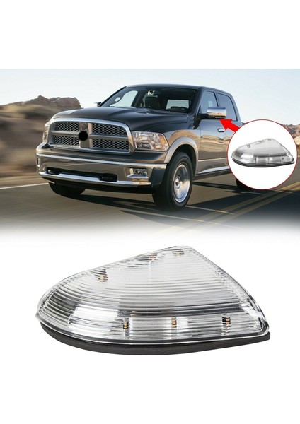 Araba Ön Sol Yan Ayna 09-14 Dodge Ram Için Sinyal Işığı Açın (Yurt Dışından)