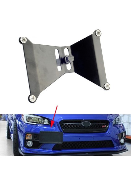 Subaru Wrx Sti Için Araba Yarışı Alüminyum Ön Plaka Tutucu Kiti (Yurt Dışından)