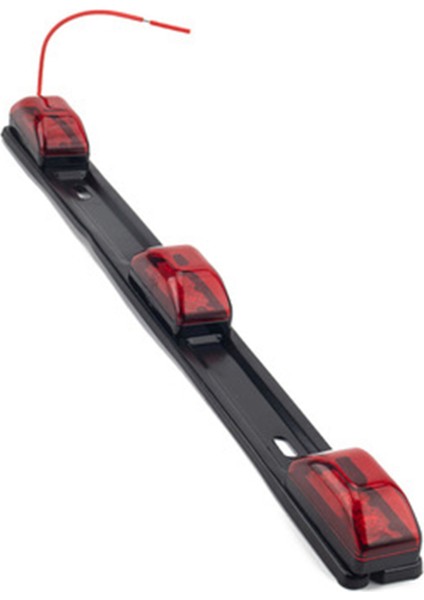 Kırmızı Parlak LED Kimlik Çubuğu LED Işaretleyici Işık Kamyon Römorku Otobüs Temizliği Işığı (Yurt Dışından)