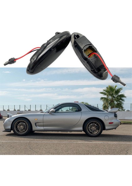 Araba LED Ön Yan Işaretli Işıklar Mazda Protege Mx-6 Tabrük B33P51120A 631913762A (Yurt Dışından) indirimleri
