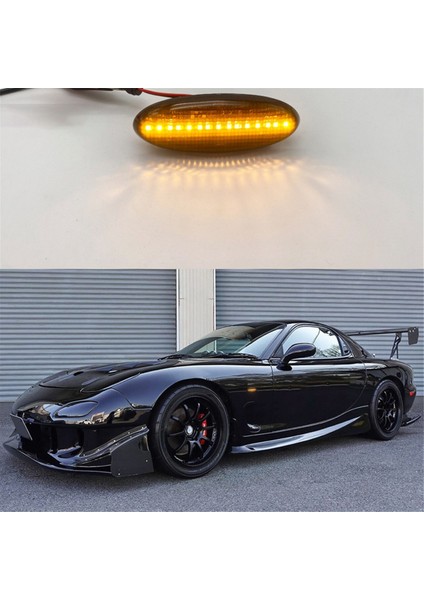 Araba LED Ön Yan Işaretli Işıklar Mazda Protege Mx-6 Tabrük B33P51120A 631913762A (Yurt Dışından)