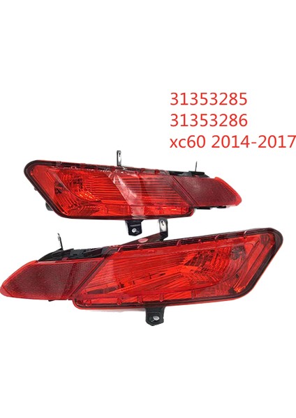 31353285 XC60 14-18 Için Sol Arka Tampon Sis Far Reflektörü Ampul Yok (Yurt Dışından)