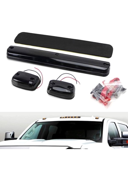 Gmc Sierra 07-13 Için 3pc Kabin Çatı Koşu Yan Açıklık Kubbe Işık (Yurt Dışından) fiyatları