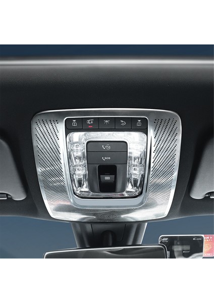 Araba Iç Okuma Işık Çerçeve Döşeme Sticker Benz A B Sınıfı Cla Glb Eqa Gla Gls 2019-2024 Çatı Lambası Kapak (Yurt Dışından) indirimleri