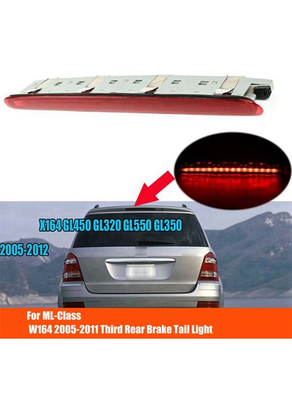 Mercedes-Benz Ml-Class W164 05-11 Için Araba 3rd Fren Lambası A1648201056 (Yurt Dışından)