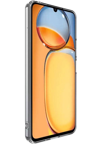 Xiaomi Redmi 13C Uyumlu Kılıf Darbe Emici Köşe Korumalı Şeffaf Silikon 2mm Şeffaf