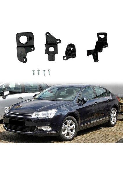 Cıtroen C5 Sağ Far Braketi Tamir Takımı 6212.F1 Aksesuarları (Yurt Dışından)