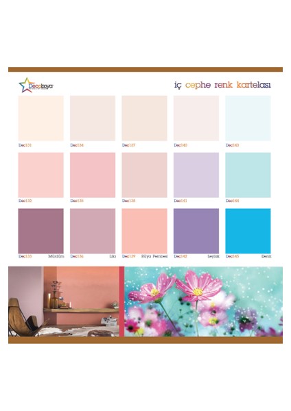 Deco Color Plastik Mat Iç Cephe Duvar Boyası 3 kg