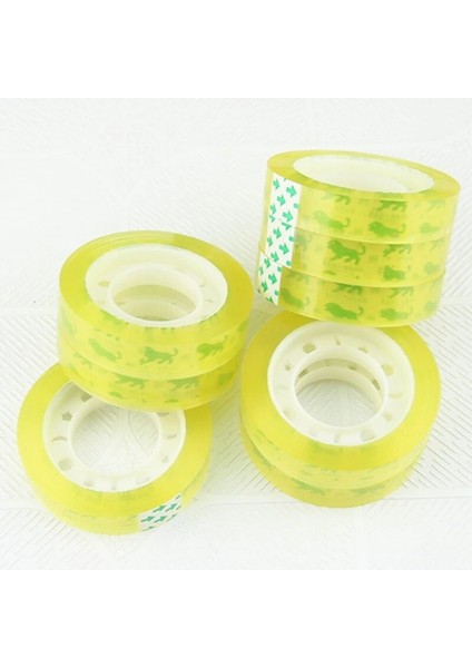 Yeni 3 Rulo 12MM * 30M Şeffaf Bant Şeffaf Sızdırmazlık Paketleme Öğrenci Kırtasiye Aksesuarları Okul Ofis Supplie Sıcak Satış (Yurt Dışından)