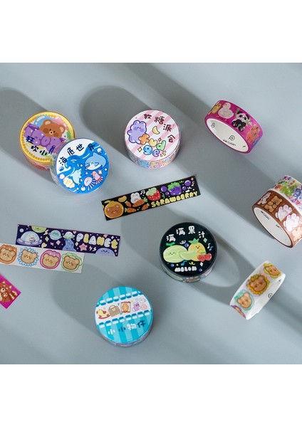 C Stili 1 Adet Kawaii Hayvan Dünya Planlayıcısı El Kitabı Dekoratif Washi Maskeleme Bandı Okul Malzemeleri Kırtasiye Albümü Çıkartmalar (Yurt Dışından) fırsatları