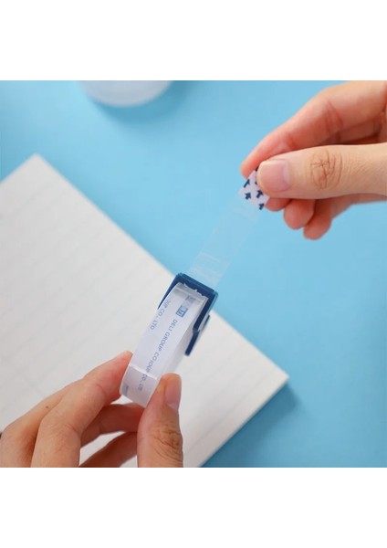 Beyaz Set Stili 2roll Şeffaf Yapışkan Bant Kesici Setli Görünmez Ambalaj Için Üzerine Yazma Sızdırmazlık Dekorasyon Günlüğü Çıkartmaları A6568 (Yurt Dışından) indirimleri