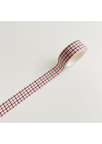 1 Adet F Tarzı 5m Ins Karikatür Sevimli Köpek Dekoratif Bant Kırmızı Siyah Dalga Izgara Diy Sahne Yapışkanlı Washi Bant Sticker Scrapbooking Günlüğü Kırtasiye (Yurt Dışından)