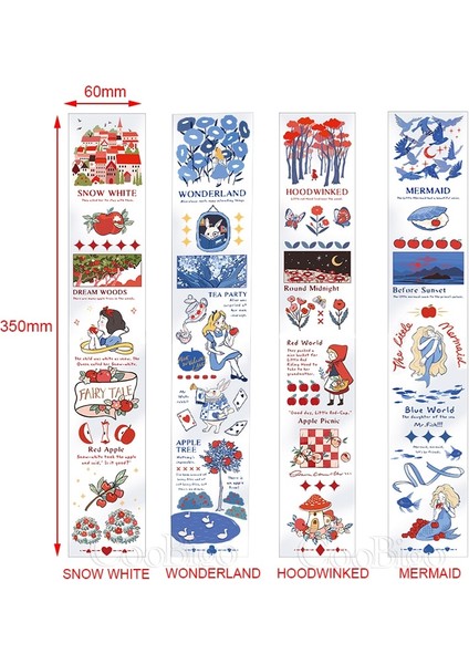 Stil 1 Stil Sevimli Peri Masalı Dünya Serisi Rüya Çiçekler Pet Bant Washi Maskeleme Bantları Scrapbooking Kırtasiye Dekor Uzun Şerit Çıkartmalar (Yurt Dışından) modelleri