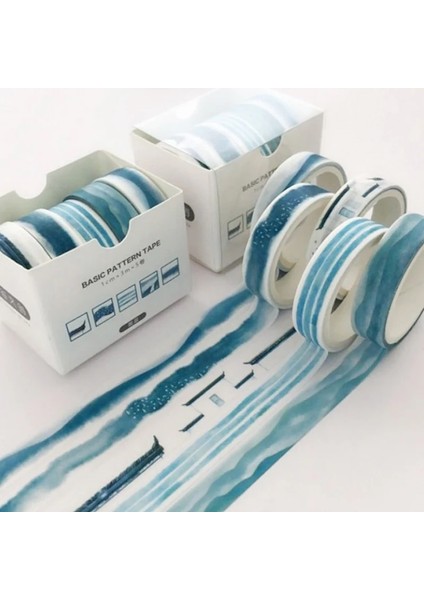 No.10 Tarzı Çok Katı Temel Washi Bant Dekoratif Dergi Karalama Defteri Planlayıcısı Maskeleme Bandı Etiket Etiket Kırtasiye Okul Malzemeleri (Yurt Dışından) modelleri