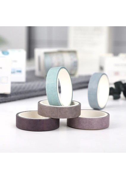 No.10 Tarzı Çok Katı Temel Washi Bant Dekoratif Dergi Karalama Defteri Planlayıcısı Maskeleme Bandı Etiket Etiket Kırtasiye Okul Malzemeleri (Yurt Dışından) indirimleri