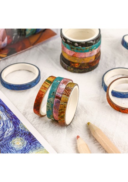 TYPE1-12-20PCS Tarzı Pcsset Siyah Folyo Washi Bant Japon Kağıt Dıy Planlayıcısı Maskeleme Bandı Yapışkan Bantlar Çıkartmalar Dekoratif Kırtasiye Bantları (Yurt Dışından) indirimleri