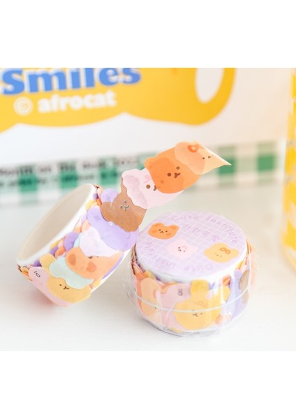 No.12 Tarzı Kawaii Hayvan Gezegen Çiçek Maskeleme Washi Bant Sanat Dekoratif Yapışkan Bant Diy Scrapbooking Sticker Etiket Kırtasiye (Yurt Dışından) indirimleri