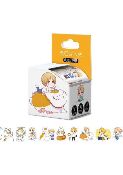 14XARI Stili 4CMX5M Japon Animasyon Maskeleme Muslukları Washi Bant Etiketler Scrapbooking Anime Severler Otaku Kültür Sevimli Kırtasiye (Yurt Dışından)