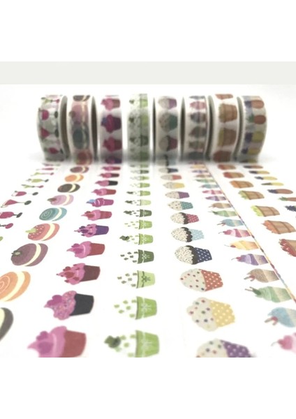 NO.2311 Tarzı S Beden Jiataihe Washi Bant Kek, Ekmek ， Meyve, Çay Bardağı ， Karalama Defteri Bandı Maskeleme Bandı Parti Yapışkan Bant (Yurt Dışından) fiyatları