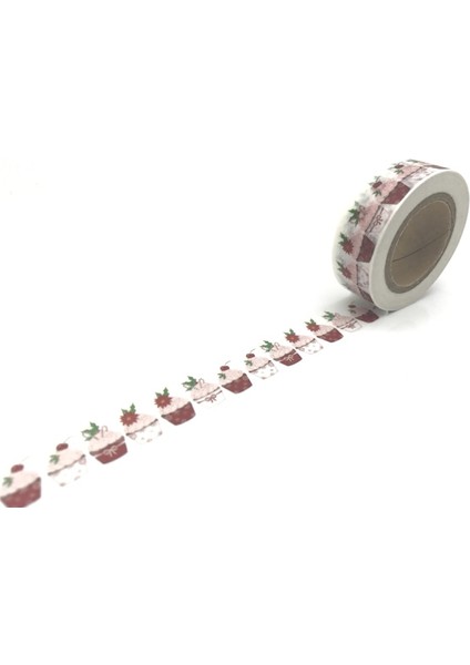 NO.2311 Tarzı S Beden Jiataihe Washi Bant Kek, Ekmek ， Meyve, Çay Bardağı ， Karalama Defteri Bandı Maskeleme Bandı Parti Yapışkan Bant (Yurt Dışından) fırsatları