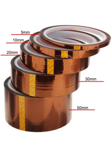 5MMX33M Stili 1 Adet PROFESYONEL100FT Isıya Dayanıklı Yüksek Sıcaklık Yüksek Yalıtım Elektrodustry Kaynak Polyimide Kapton Bant L * 5 (Yurt Dışından) modelleri