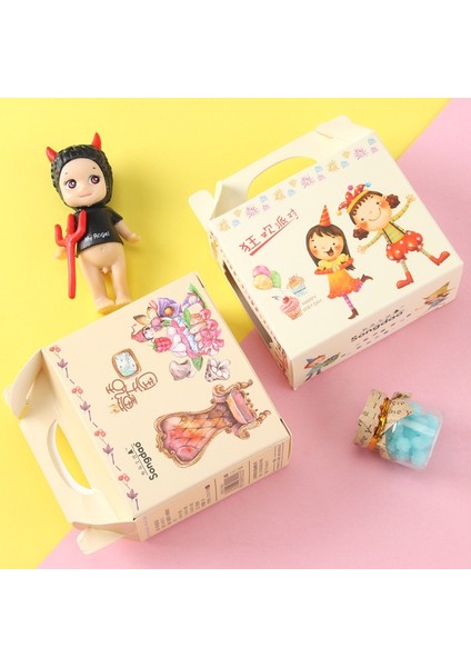 ST00063-5 Stili 1 Kutu Washi Kağıt Bant Seti Japon Tarzı Peri Masalı Kız Antika Techo Dekorasyon Çıkartmaları (Yurt Dışından) fırsatları