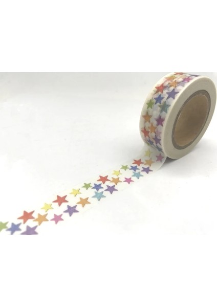 NO.1733 Tarzı S Beden Jiataihe Washi Bant Aşk Dekoratif Bant Karalama Defteri Kağıdı Maskeleme Yapışkan Bant Ağaç Bandı (Yurt Dışından)