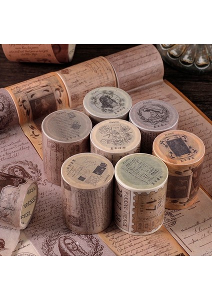 F Stili 5cm * 3m Avrupa Retro Washi Bant Eski Ingilizce Gazete Mermi Günlük Tutma Aksesuarları Karalama Defteri Dıy Deco Çıkartmalar Estetik (Yurt Dışından) modelleri