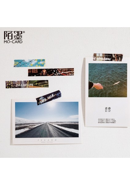 No.6 Tarzı Retro Decadent City Serisi Maskeleme Washi Bant Dekoratif Yapışkan Bant Decora Diy Scrapbooking Sticker Etiket Kırtasiye (Yurt Dışından) indirimleri