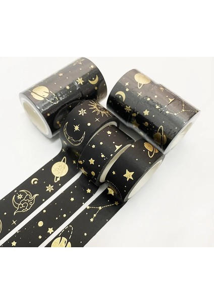 No.5 Tarzı Et Çeşitli Desen Yaldız Washi Bant Seti Scrapbooking Diy Maskeleme Bantları Kırtasiye Dekorasyon Okul (Yurt Dışından)