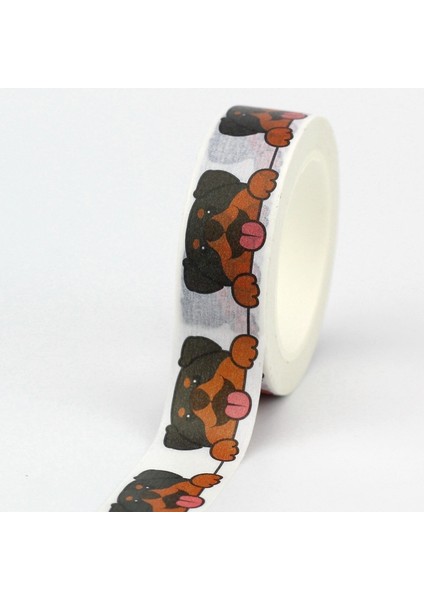 972 Stili Yeni M Dekoratif Sevimli Kediler ve Köpekler Scrapbooking Bullet Dergisi Hayvan Kırtasiye Için Kağıt Washi Bant Maskeleme Seti (Yurt Dışından)