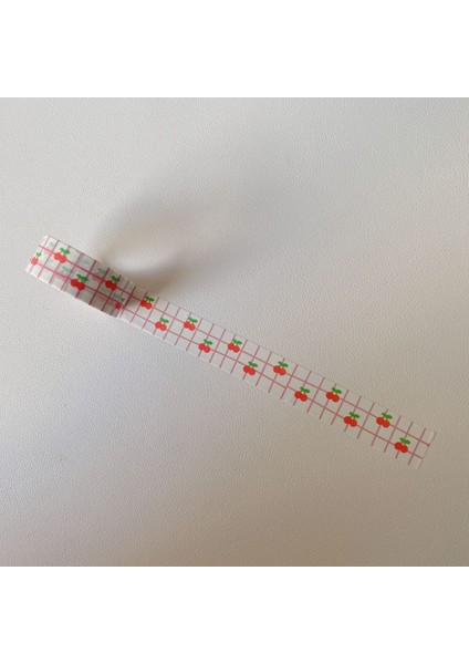 1 Adet B Tarzı 1 Adet Girly Heart Lale Ekose Washi Bant Scrapbooking Dıy Dergisi Sevimli Kiraz Planlayıcısı Maskeleme Bandı Kağıt Günlüğü Kırtasiye Sticker (Yurt Dışından)