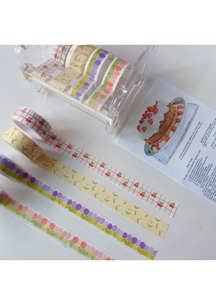 1 Adet B Tarzı 1 Adet Girly Heart Lale Ekose Washi Bant Scrapbooking Dıy Dergisi Sevimli Kiraz Planlayıcısı Maskeleme Bandı Kağıt Günlüğü Kırtasiye Sticker (Yurt Dışından) fiyatları