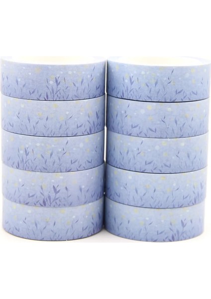 1pclot 15MM * 10M Güneş Vadeli Büyük Isı Mor Çim Washi Bant Maskeleme Bantları Dekoratif Çıkartmalar Dıy Kırtasiye Okul Kaynağı (Yurt Dışından) modelleri