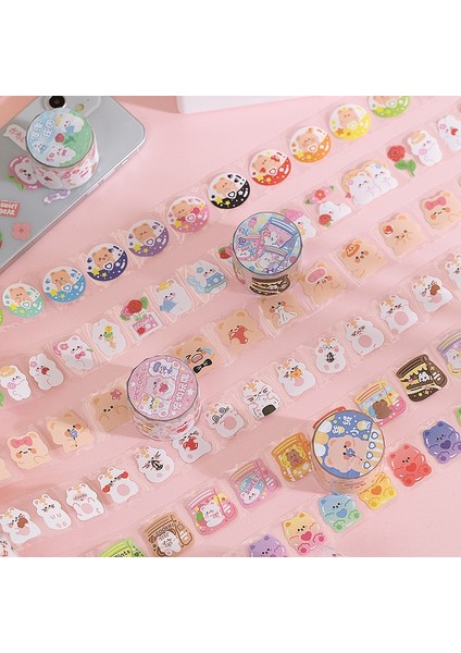 G Tarzı Ayı Tavşan Fantasia Serisi Maskeleme Washi Bant Sevimli Hayvan Sanat Dekoratif Yapışkan Bant Scrapbooking Sticker Etiket Kırtasiye (Yurt Dışından) fiyatları