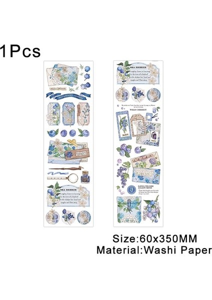 No.13 Tarzı 1 Adet Vintage Washi Bant Kelebek Çiçek Maskeleme Bandı Ağacı Bitki Scrapbooking Dıy Günlüğü Önemsiz Dergisi Malzemeleri 30* (Yurt Dışından)