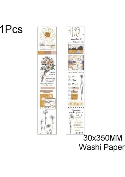 No.2 Tarzı 1 Adet Vintage Washi Bant Kelebek Çiçek Maskeleme Bandı Ağacı Bitki Scrapbooking Dıy Günlüğü Önemsiz Dergisi Malzemeleri 30* (Yurt Dışından)