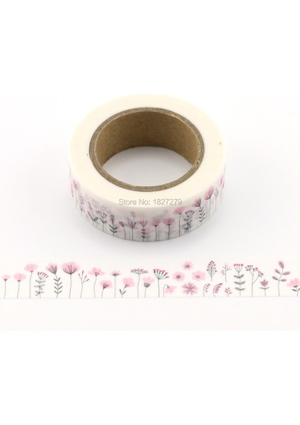 1 Adet Dıy Japon Kağıt Pembe Çiçekler Washi Bant Kağıt Maskeleme Bantları Yapışkan Bantlar Çıkartmalar Dekoratif Kırtasiye Bandı 1.5cm * 10M (Yurt Dışından) fiyatları