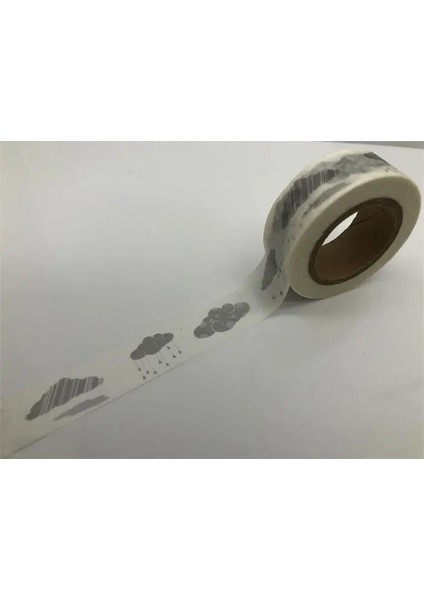 NO.2135 Stili S Beden Japon Jiataihe Washi Bant Siyah Dekoratif Çizgili, Bant Karalama Defteri Kağıt Maskeleme Etiket Seti Fotoğraf Albümü Washi Bant Seti (Yurt Dışından)