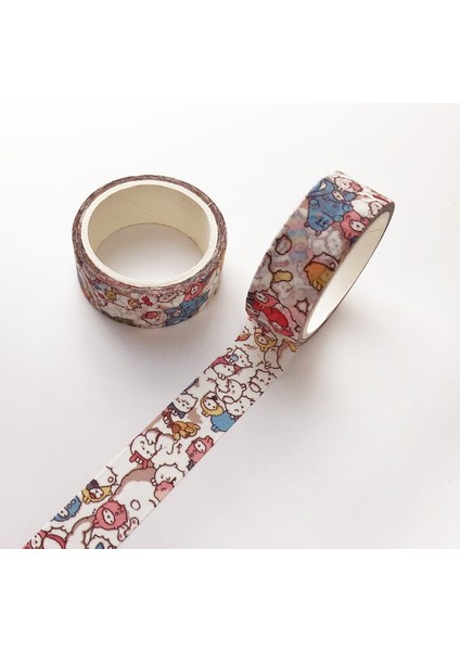 Mor Damarlar Tarzı 1 Adet Kawaii Karikatür Dekorasyon Bandı Kağıt Washi Maskeleme Bandı Yaratıcı Dıy Scrapbooking Bandı 15MM * 5m Sabit Okul Malzemeleri (Yurt Dışından) modelleri