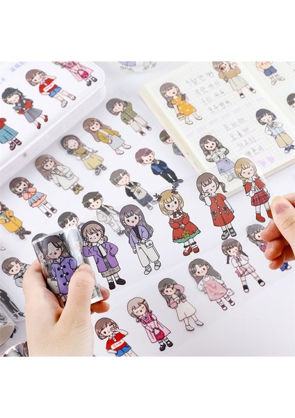 E Stili Geniş 6cm Desen Gençlik Erkek ve Kız Maskeleme Washi Bant Dekoratif Yapışkan Bant Diy Scrapbooking Sticker Etiket Kırtasiye (Yurt Dışından) modelleri