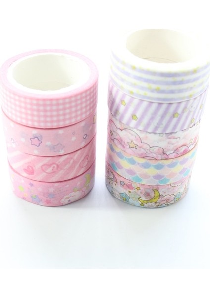 Pembe Tarzı M Beden Şeker Kawaii Japon Karikatür Okul Günlüğü Planlayıcısı Için Dekoratif Washi Bant Kırtasiye, Sevimli Dıy Kraft El Işi Kağıdı Maskeleme Bandı, 1.5*7 M (Yurt Dışından) fırsatları